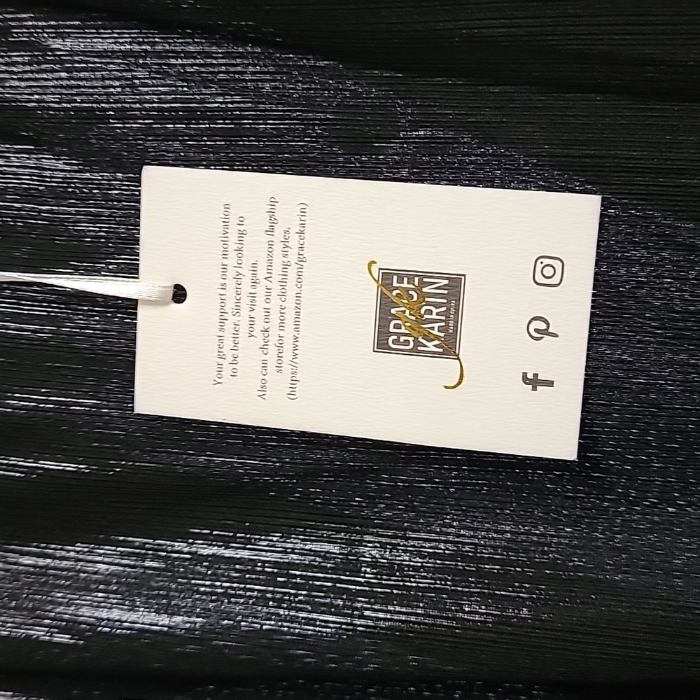 Grace karin dresses casual color black size M New elegant - Picture 7 of 15
